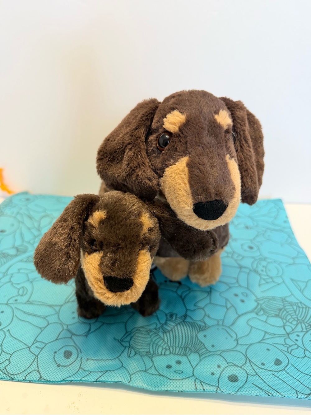 Jellycat Otto Sausage Dog small new with tags small and medium set of 2